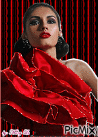 red glamour κινούμενο GIF