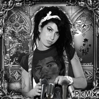 Amy Winehouse 动画 GIF