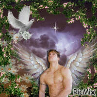 Peace Angel - Bezmaksas animēts GIF