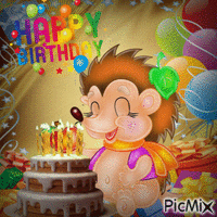 happy Birthday ❣ animovaný GIF