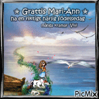 Grattis Mari-Ann 2018 Animated GIF