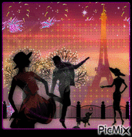Париж - GIF animate gratis