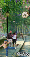 In the Park animowany gif