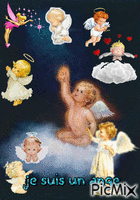 amoureux des anges - Безплатен анимиран GIF