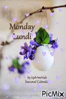 Lundi Monday - Бесплатный анимированный гифка