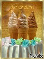 ice cream animovaný GIF