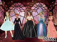 Princesas - Бесплатный анимированный гифка