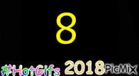 happy new year 2018 - Nemokamas animacinis gif