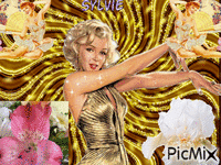 Marylin Monroe ma création sylvie - 免费动画 GIF