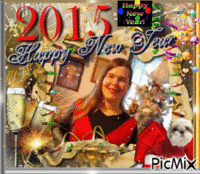 happy new years geanimeerde GIF