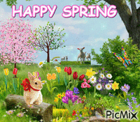 spring GIF animata