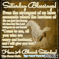 Saturday Blessings 04012017 - Gratis animeret GIF