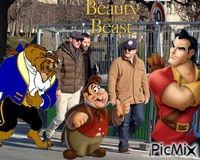 beauty and the beast GIF animé