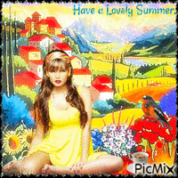 Have a lovely Summer 6 - GIF animé gratuit