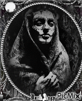 gothicfacelady анимиран GIF