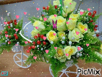 Flowers - Bezmaksas animēts GIF