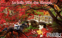 La championne Ulka des Champs. animovaný GIF