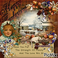 Happy Thanksgiving - Free animated GIF