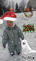 Pierwszy snieg - Ingyenes animált GIF