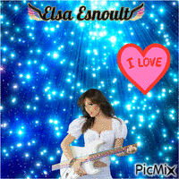 Elsa Esnoult love You - Δωρεάν κινούμενο GIF