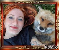 my fox and me GIF animasi