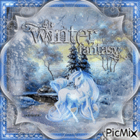 winter fantasy - GIF animasi gratis