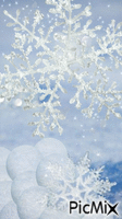 Copos de nieve GIF animé