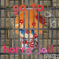 childe in horny jail GIF animé