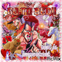 GO TO BED!! or else Gif Animado