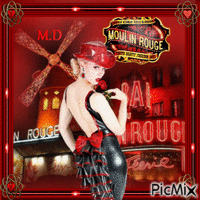 Moulin Rouge - Bezmaksas animēts GIF
