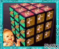 Rubics Cube! - Animovaný GIF zadarmo