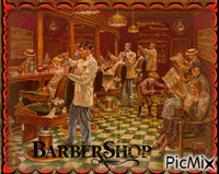 barbershop - GIF animado grátis
