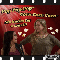 Serica Popcorn! - Gratis animerad GIF