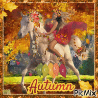 Hello Autumn - Bezmaksas animēts GIF