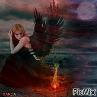 "Dark angel" - Gratis animerad GIF