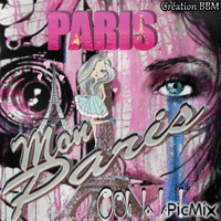 Paris par BBM animirani GIF
