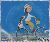 Cycling GIF animado