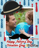 Happy Father's Day Christian Grey @FsogOlympe - Ücretsiz animasyonlu GIF