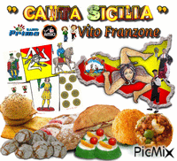 Canta Sicilia - GIF animé gratuit