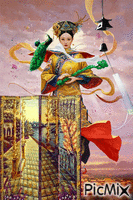 Fantasía oriental animovaný GIF