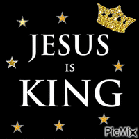 Jesus Christ is King 👑 - Nemokamas animacinis gif