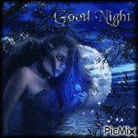Good night 🌙 - GIF animado grátis