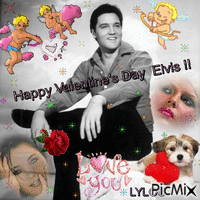 ** Happy Valentine's Day Elvis ** - Darmowy animowany GIF