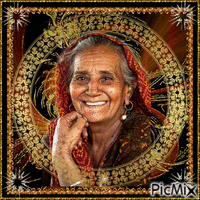 Ein schöne Indische Oma - Δωρεάν κινούμενο GIF