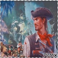 Piraten - Gratis animerad GIF