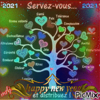 Concours "Happy New Year" - Darmowy animowany GIF