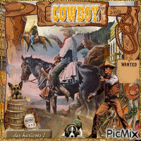 cowboy animovaný GIF