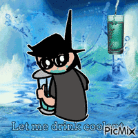 coolant drinker - Gratis animerad GIF