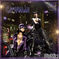 Catwoman - Animovaný GIF zadarmo