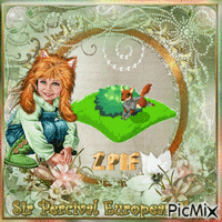 Sir Percival European Fox animovaný GIF